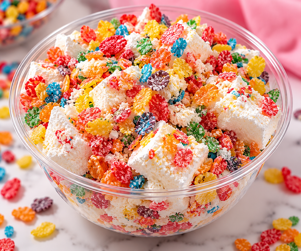 8oz Fruity pebbles Cereal Bowl