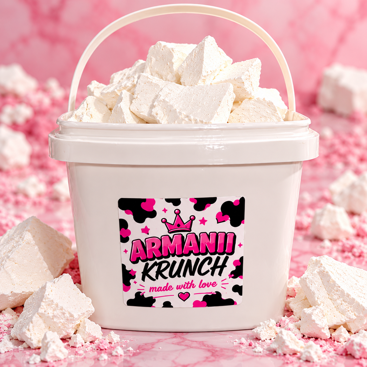 68 oz Bucket of Cornstarch Chunks