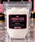 Baked Cornstarch Powder with possible Mini Crunchy Pieces